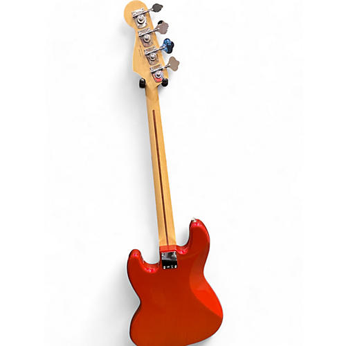 Used Fender Standard Jazz Bass Candy Apple Red Electric Bass Guitar Candy Apple Red