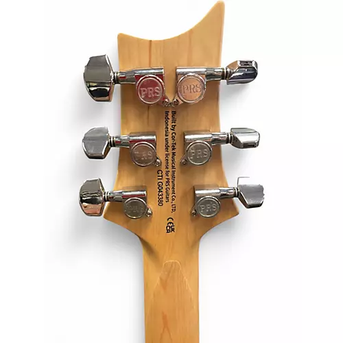 Used PRS SE CE 24 SATIN Silver Solid Body Electric Guitar Silver