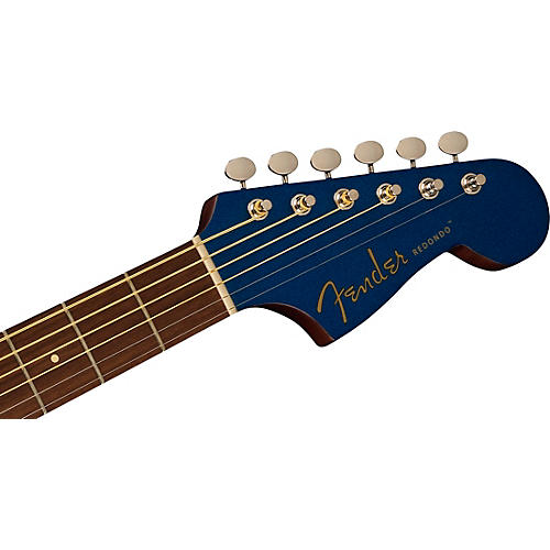 Fender California Redondo Player Acoustic-Electric Guitar Candy Apple Red
