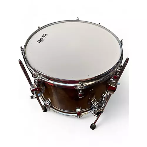 Used TAMA 14X10 S.L.P. Duo Birch Transparent Mocha Drum Transparent Mocha 217