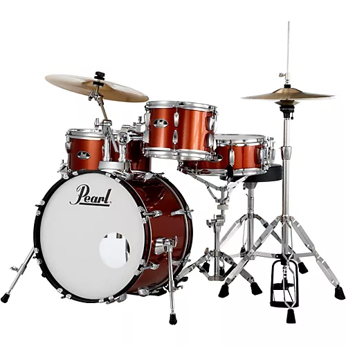 Pearl Roadshow 4-Piece Jazz Drum Set Charcoal Metallic