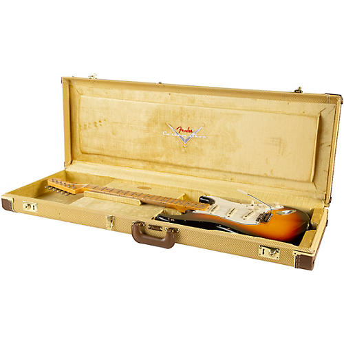 Fender Custom Shop 1958 Stratocaster Journeyman Relic Electric Guitar Masterbuilt by Todd Krause Black