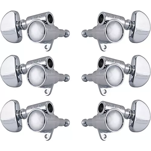 Grover Original Milk Bottle Style Rotomatics 102V Series Standard Button Tuning Machines Nickel