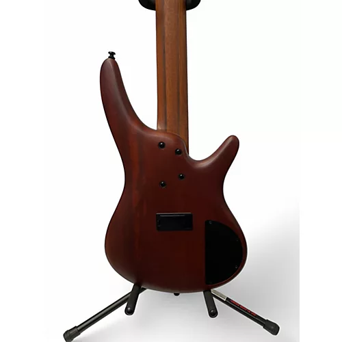 Used Ibanez SR505 5 String Left Handed Natural Electric Bass Guitar Natural