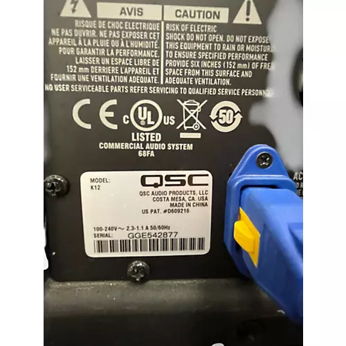Used 2010 QSC K12 Powered Speaker