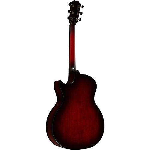 Taylor Custom All Urban Ash Grand Auditorium Acoustic-Electric Guitar Red Mahogany Edgeburst