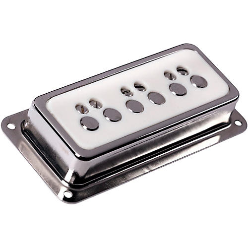 DeArmond Dynasonic Single-Coil Electric Guitar Pickup Nickel/White Neck