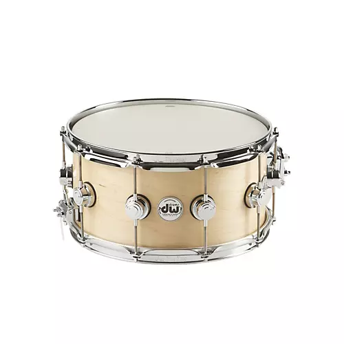 DW Collector's Series Satin Oil Snare Drum Natural with Chrome Hardware 14x5.5