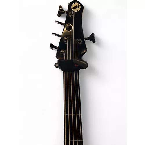 Used MTD Kingston 5 String Fretless Black Electric Bass Guitar Black