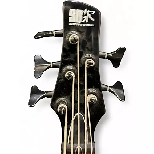 Used Ibanez SR405 5 String Black Electric Bass Guitar Black