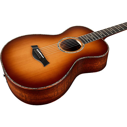 Taylor Custom #10 AA Koa Grand Concert 12-Fret Acoustic-Electric Guitar Light Shaded Edge Burst