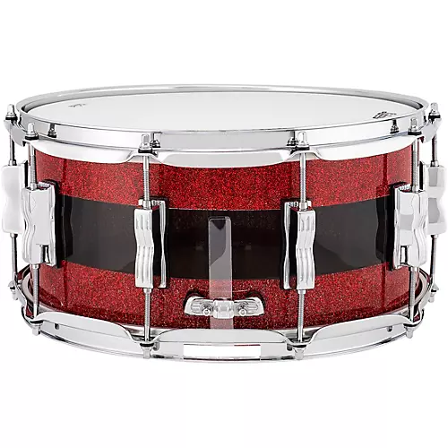 Ludwig Vistalite 50th Anniversary Snare Drum 14 x 6.5 in. Blue/Clear/Blue