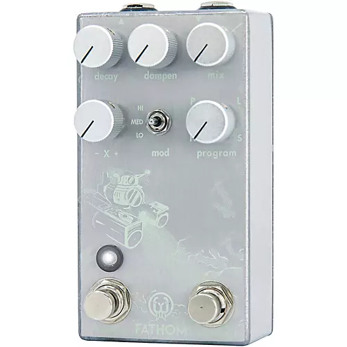 Walrus Audio Fathom Multi-Function Reverb Effects Pedal Platinum