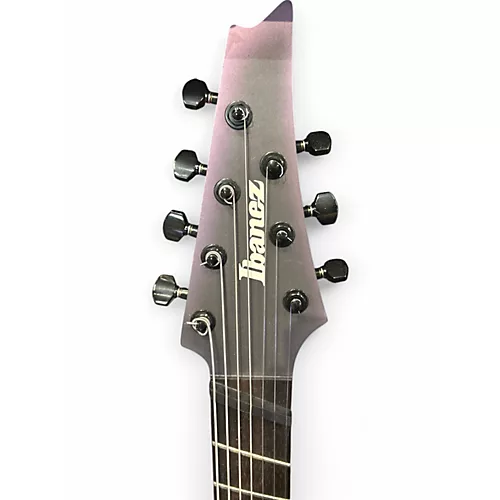 Used Ibanez RGD71ALMS Axion 7 String Black Aurora Burst Solid Body Electric Guitar Black Aurora Burst