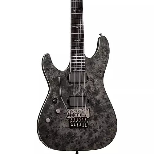 Schecter Guitar Research Ernie C C-1 Left Handed Electric Guitar Black Reign