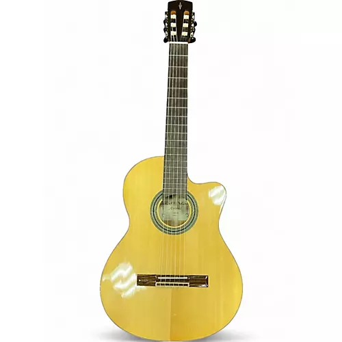 Used Alvarez CF6CE Natural Classical Acoustic Electric Guitar Natural