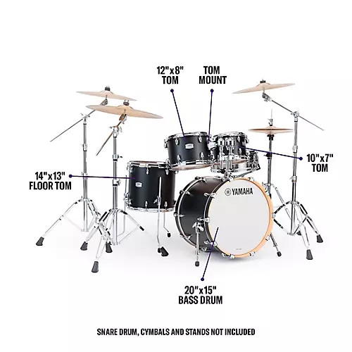 Yamaha Tour Custom Maple 4-Piece Shell Pack With 20