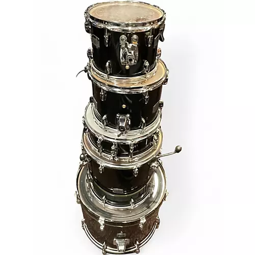 Used Yamaha 5 Piece Stage Custom Emerald Green Drum Kit Emerald Green