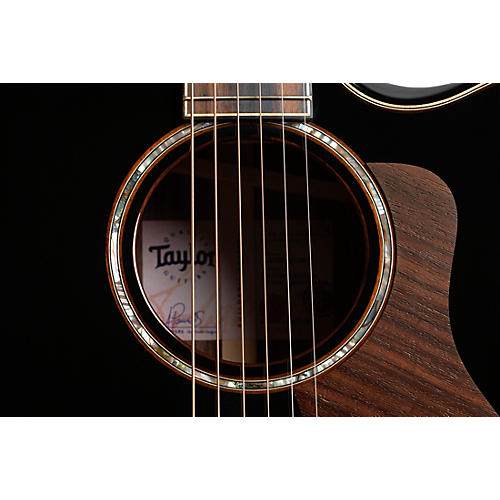 Taylor 814ce Builder's Edition Grand Auditorium Acoustic-Electric Guitar Blacktop
