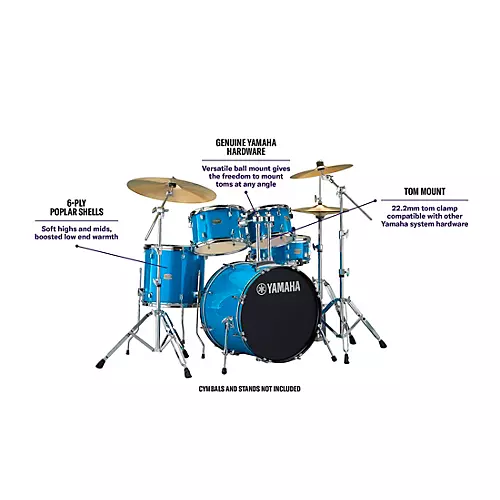 Yamaha Rydeen 5-Piece Shell Pack With 22