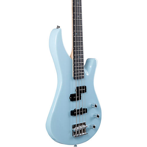 Mitchell MB100 Short-Scale Solidbody Electric Bass Guitar Charcoal Satin