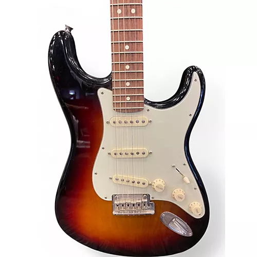 Used 2018 Fender American Professional Stratocaster with Rosewood Neck 3 Tone Sunburst Solid Body Electric Guitar 3 Tone Sunburst