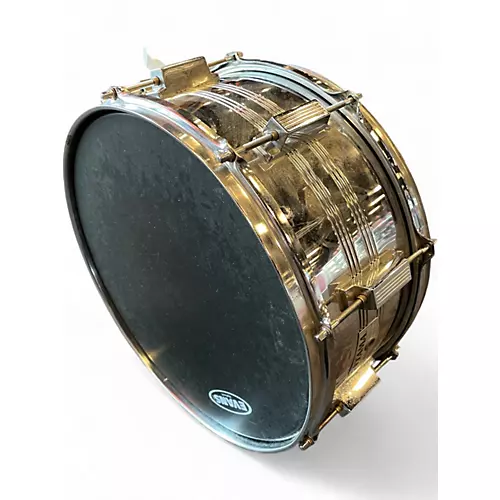 Used TAMA 14X5 Rockstar Series Snare Silver Drum Silver 210