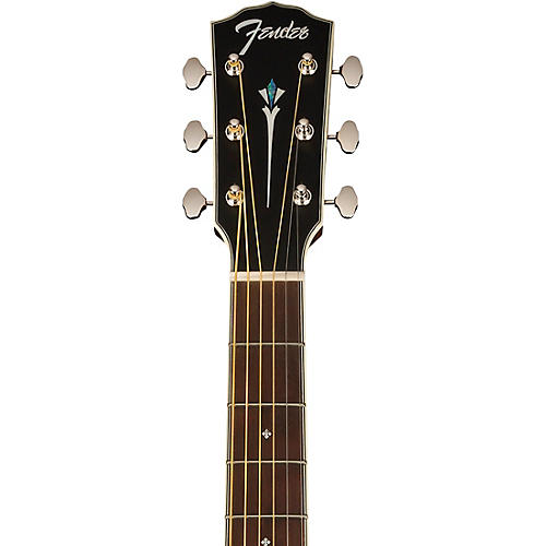 Fender Paramount PO-220E Orchestra Acoustic-Electric Guitar Aged Cognac Burst