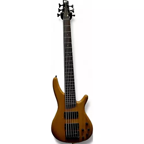Used Ibanez SR406 Natural Electric Bass Guitar Natural