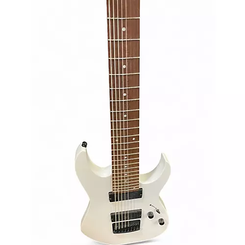 Used Ibanez RG8 8 String WHITE Solid Body Electric Guitar WHITE