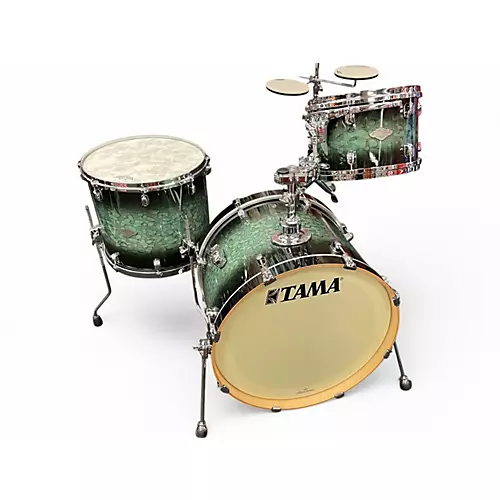 Used 2024 TAMA 3 Piece Starclassic Performer Blue Burst Drum Kit Blue Burst