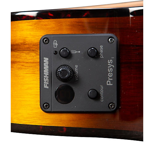 Breedlove Pursuit Exotic S CE Myrtlewood Concert Acoustic-Electric Guitar Bourbon Burst