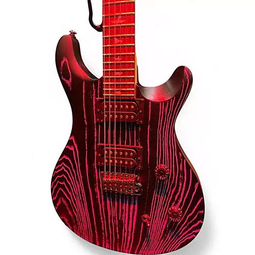 Used 2020s PRS SWAMP ASH SAndblasted Purple Solid Body Electric Guitar Purple