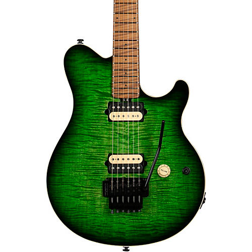 Ernie Ball Music Man Axis Flame Top Electric Guitar Macha