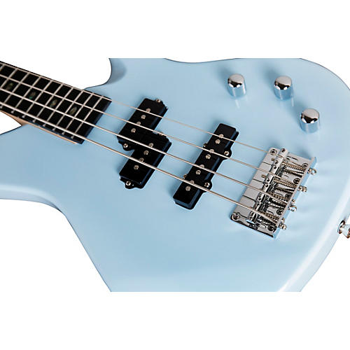 Mitchell MB100 Short-Scale Solidbody Electric Bass Guitar Charcoal Satin