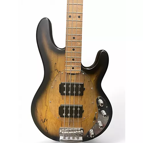 Used Sterling by Music Man RAY34HH Spalted Maple Electric Bass Guitar Spalted Maple
