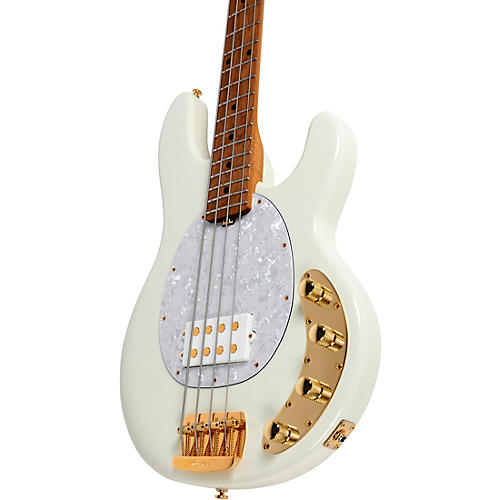 Ernie Ball Music Man StingRay Special H Electric Bass Guitar Ivory White