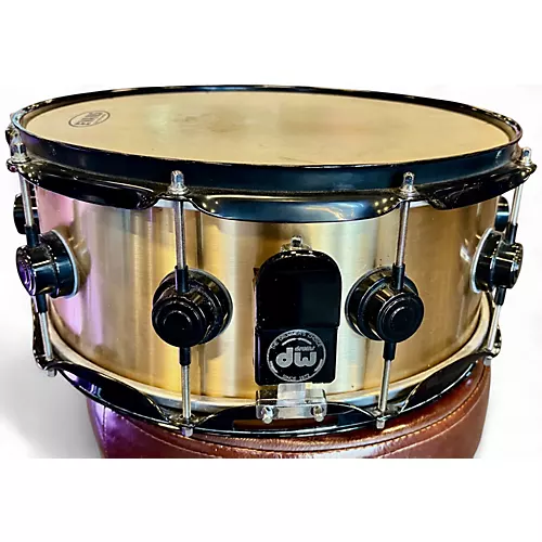 Used DW 5X14 Collector's Series Snare Cast Bronze Drum Cast Bronze 8