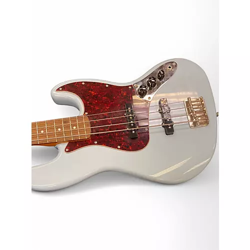 Used 2023 Squier Classic Vibe 70s Jazz Bass Blue Electric Bass Guitar Blue