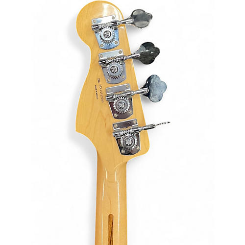 Used 2014 Fender Blacktop Precision Bass White Chrome Pearl Electric Bass Guitar White Chrome Pearl