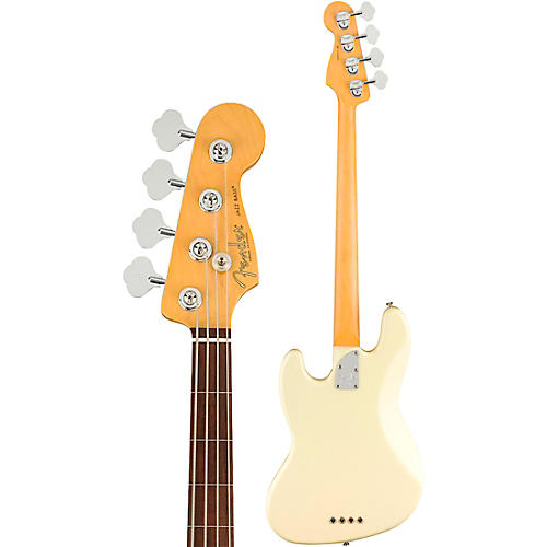 Fender American Professional II Fretless Jazz Bass Rosewood Fingerboard Olympic White