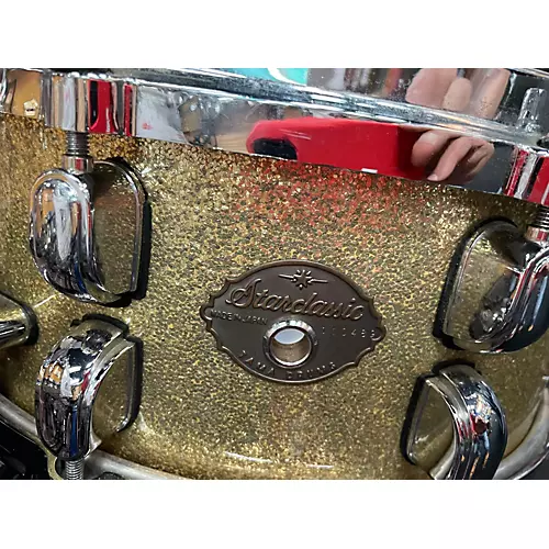 Used TAMA 14X5 Starclassic Snare BRASS Drum BRASS 210