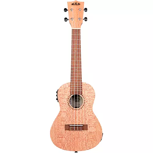 Kala Burled Meranti Concert Acoustic Electric Ukulele Natural