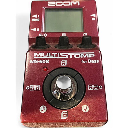 Used Zoom MS60B MULTI STOMP Bass Effect Pedal