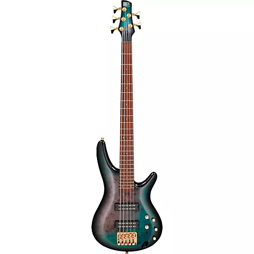 Ibanez SR405EPBDX 5-String Electric Bass Guitar Mars Gold Metallic Burst