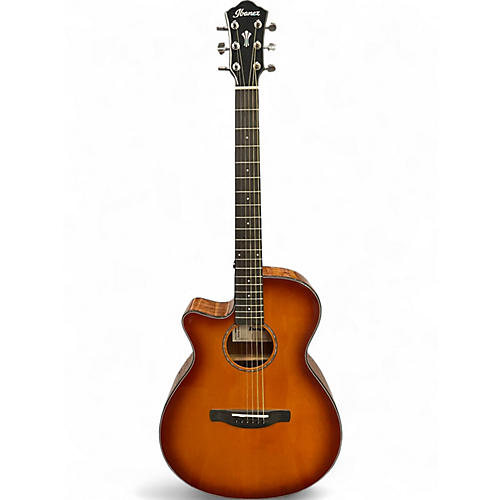 Used Ibanez AEG58L Violin Burst Acoustic Electric Guitar Violin Burst
