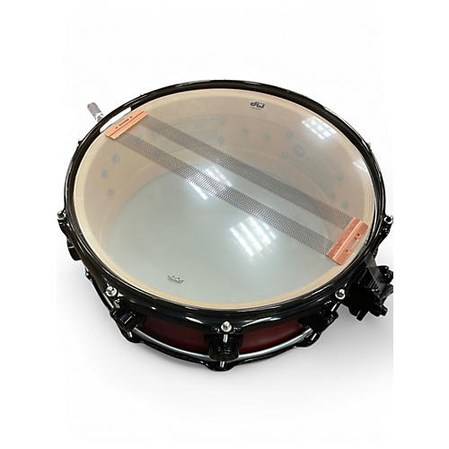 Used DW 14X5.5 Collector's Series Snare red Drum red 211