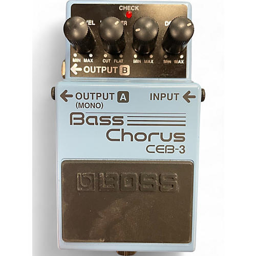 Used BOSS CEB3 Bass Chorus Bass Effect Pedal