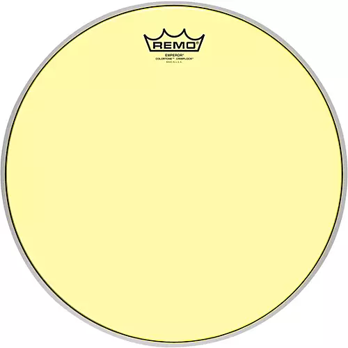Remo Emperor Colortone Crimplock Yellow Tenor Drum Head 12 in.