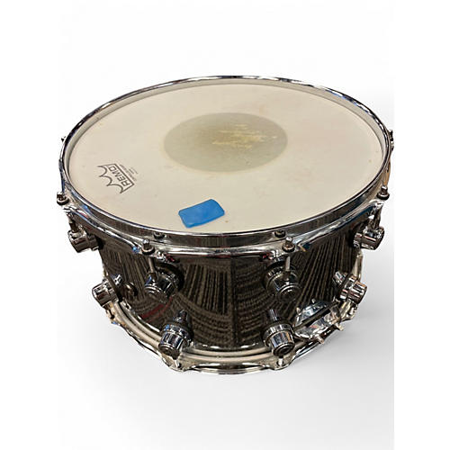 Used DW 8X14 Performance Series Steel Snare Stainless Steel Drum Stainless Steel 18